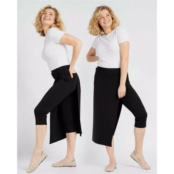 Betabrand Sassiest Wrap Skirt/Pant‎ - Picture 2 of 10